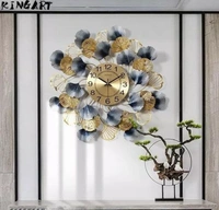 ALIVA TIME  Iron Metal Art  Decorative Wall Clock  Attractive and eye catcher -  Free Size, Metal,  Pack of 1